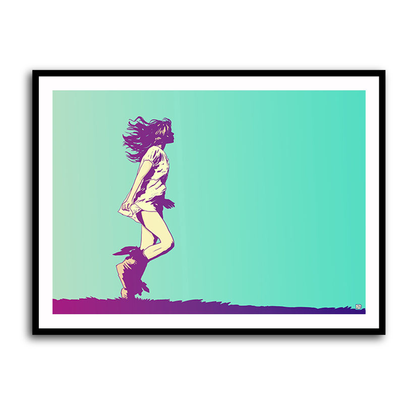 Running Free Wall Art