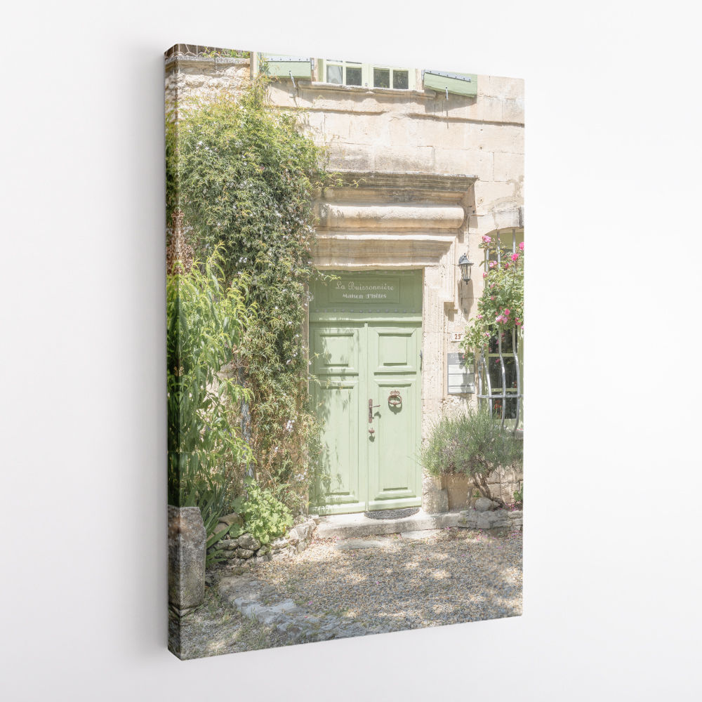 Pastel Green Door