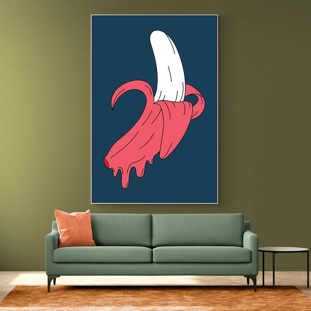 Melting Banana Wall Art