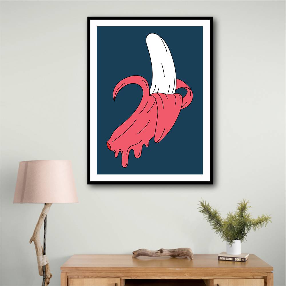 Melting Banana Wall Art