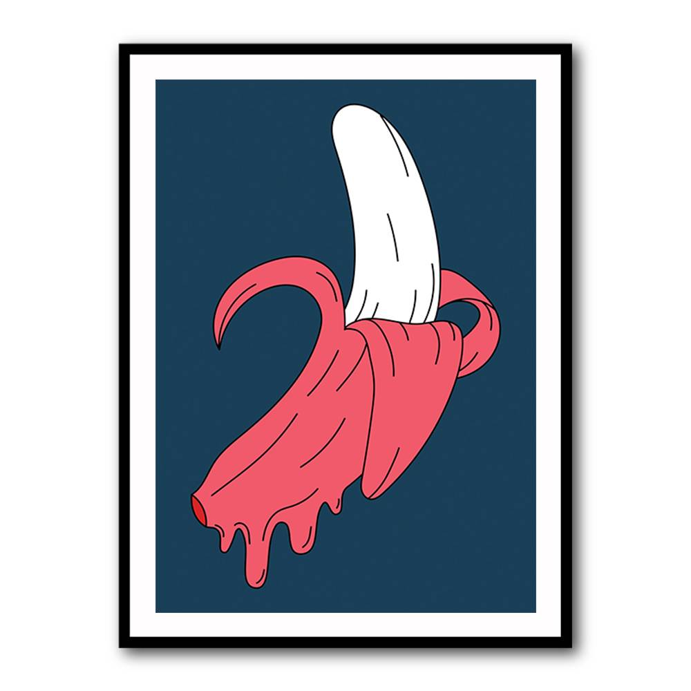 Melting Banana Wall Art