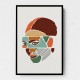 Color Abstract Faces #1 Wall Art