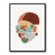 Color Abstract Faces #1 Wall Art