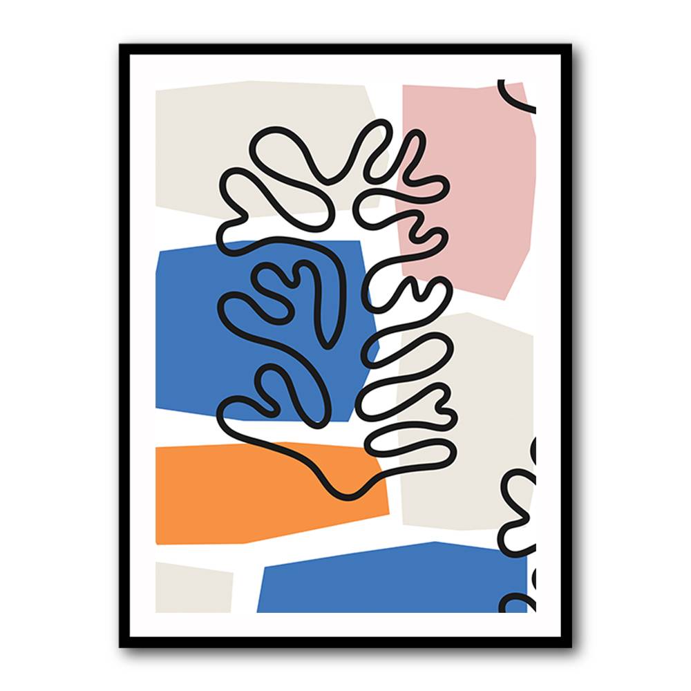 Henri Matissea's Fabulous Algae #2 Wall Art