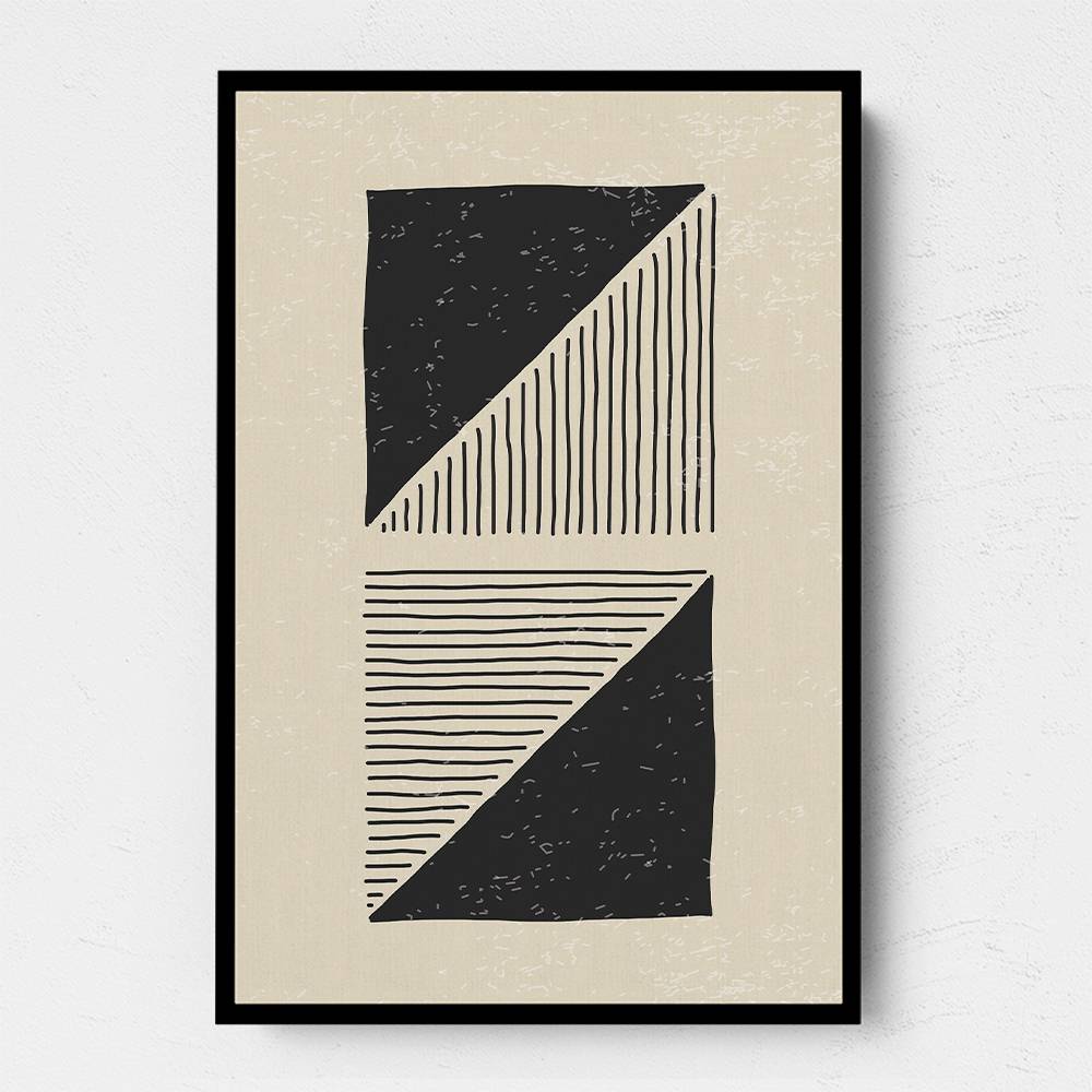 Abstract Black Set #4 Wall Art