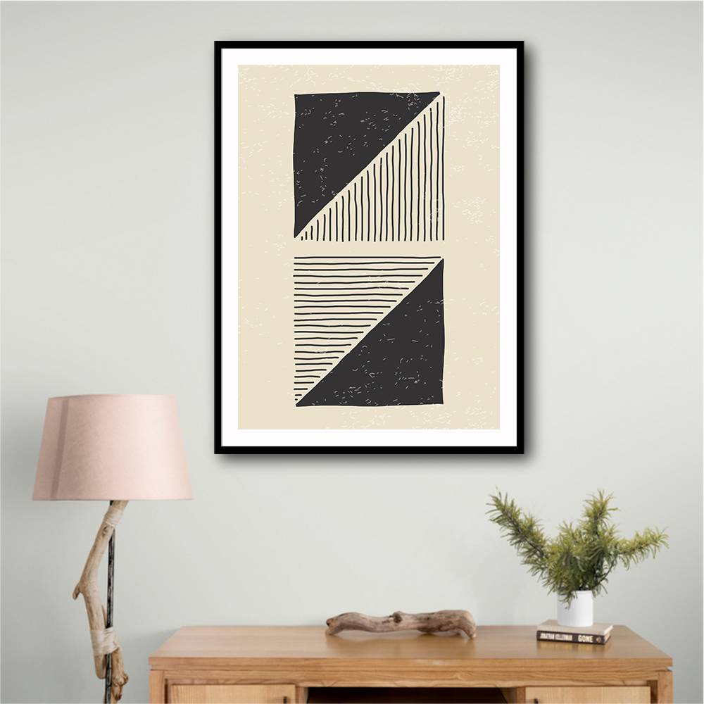 Abstract Black Set #4 Wall Art