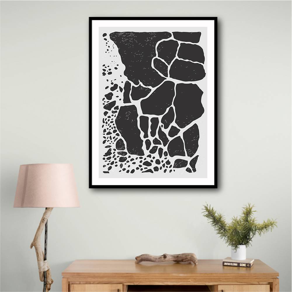 Black Abstract Collection #1 Wall Art
