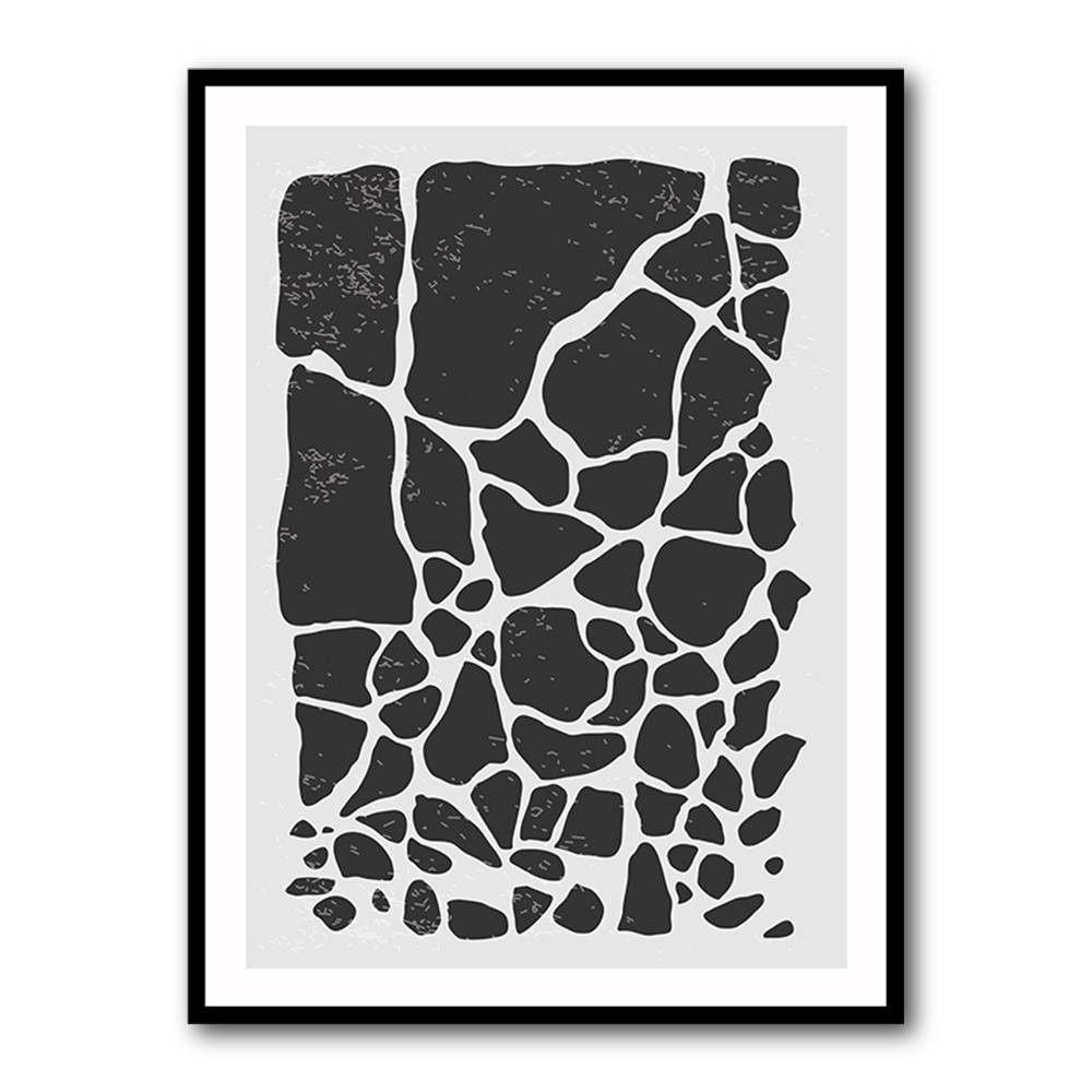 Black Abstract Collection #3 Wall Art