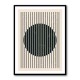 Black And White Geometric Shapes #1 Wall Art