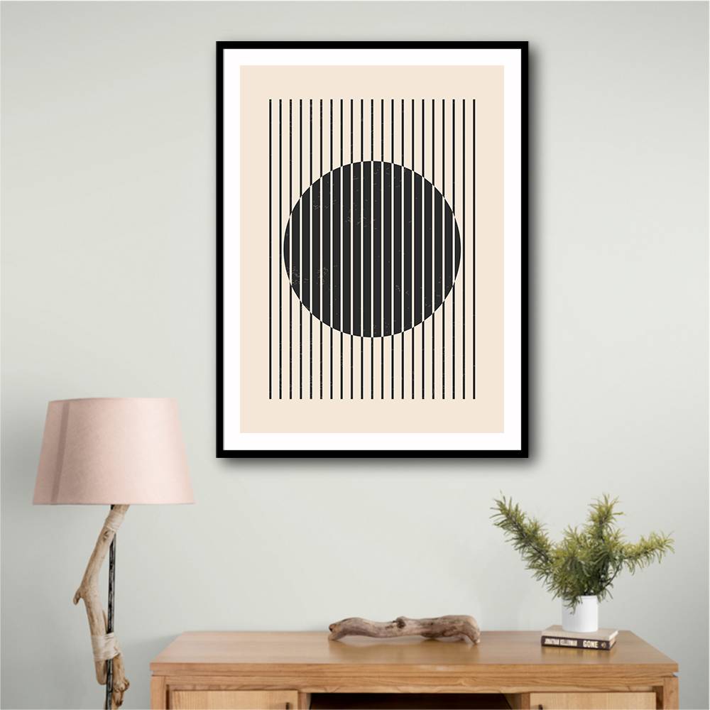 Black And White Line Series #3 Wall Art