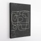 Black And White Lines #3 Wall Art
