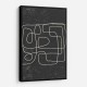 Black And White Lines #3 Wall Art