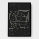 Black And White Lines #3 Wall Art