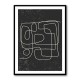 Black And White Lines #3 Wall Art