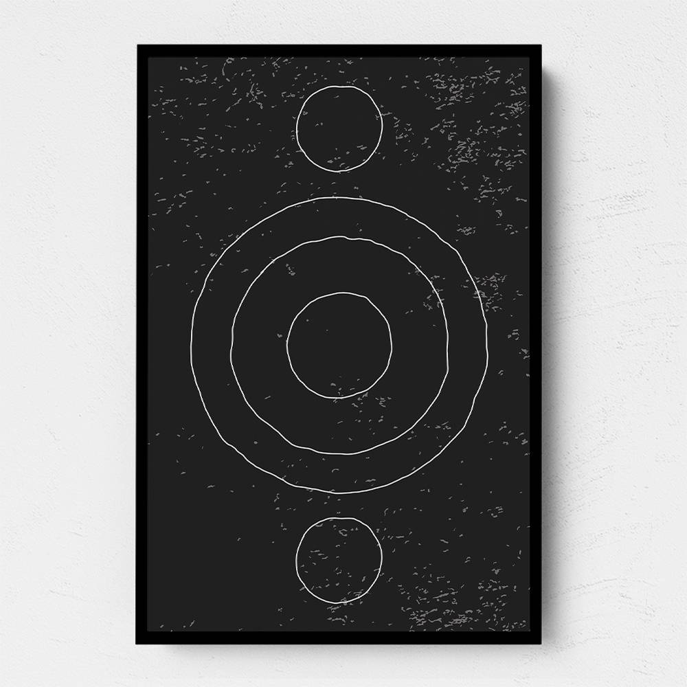 Black And White Minimal Set #2 Wall Art