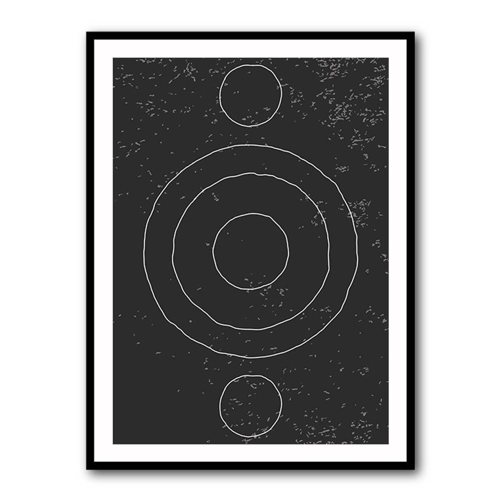 Black And White Minimal Set #2 Wall Art