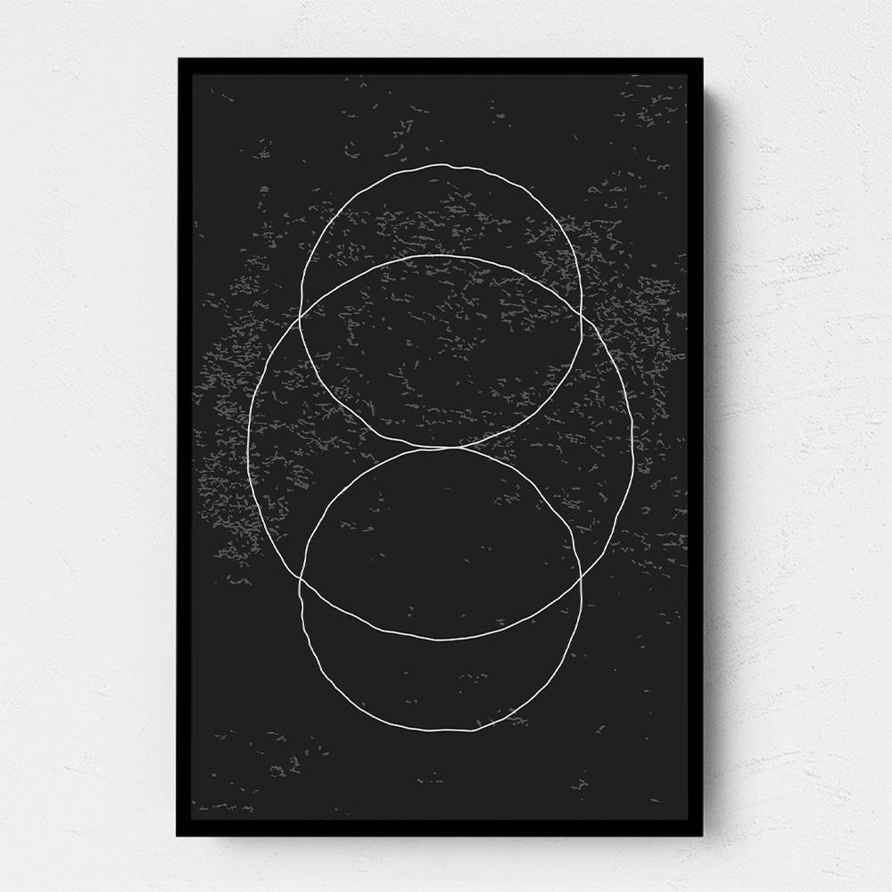 Black And White Minimal Set #3 Wall Art