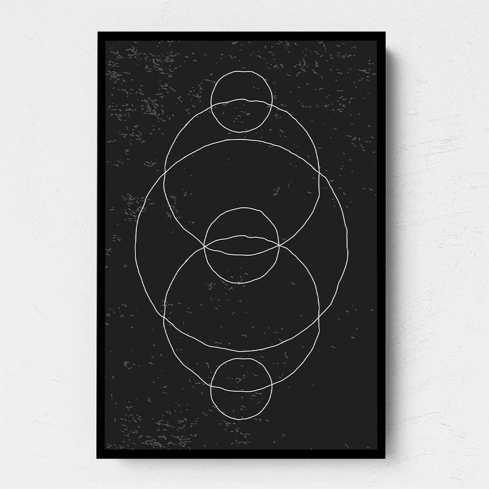 Black And White Minimal Set #4 Wall Art