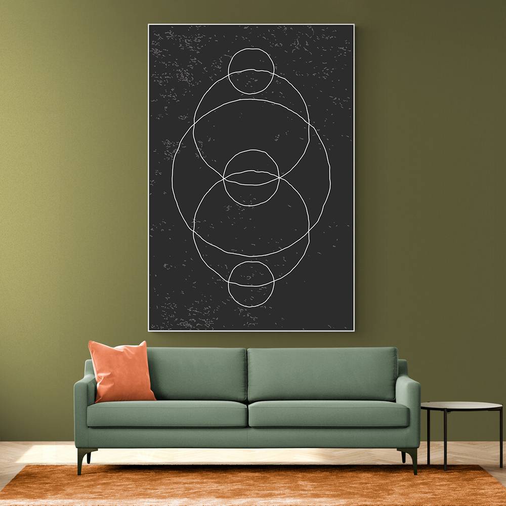 Black And White Minimal Set #4 Wall Art