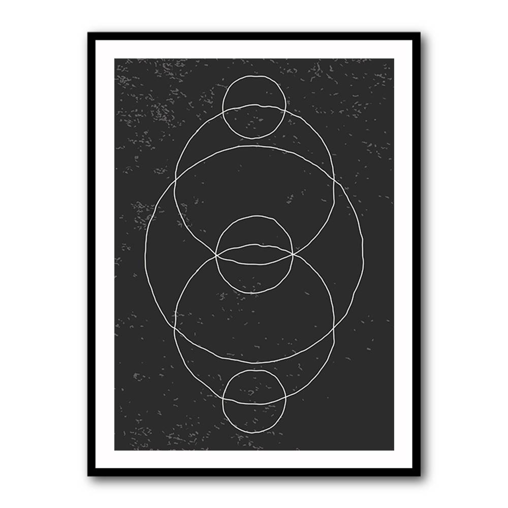Black And White Minimal Set #4 Wall Art