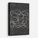 Black And White One Line #1 Wall Art