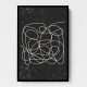 Black And White One Line #1 Wall Art