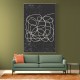 Black And White One Line #1 Wall Art