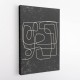 Black And White One Line #2 Wall Art