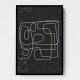 Black And White One Line #2 Wall Art
