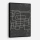 Black And White One Line #3 Wall Art