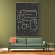 Black And White One Line #3 Wall Art