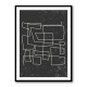 Black And White One Line #3 Wall Art
