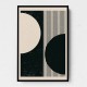 Black And White Planets Series #1 Wall Art
