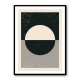 Black And White Planets Series #4 Wall Art