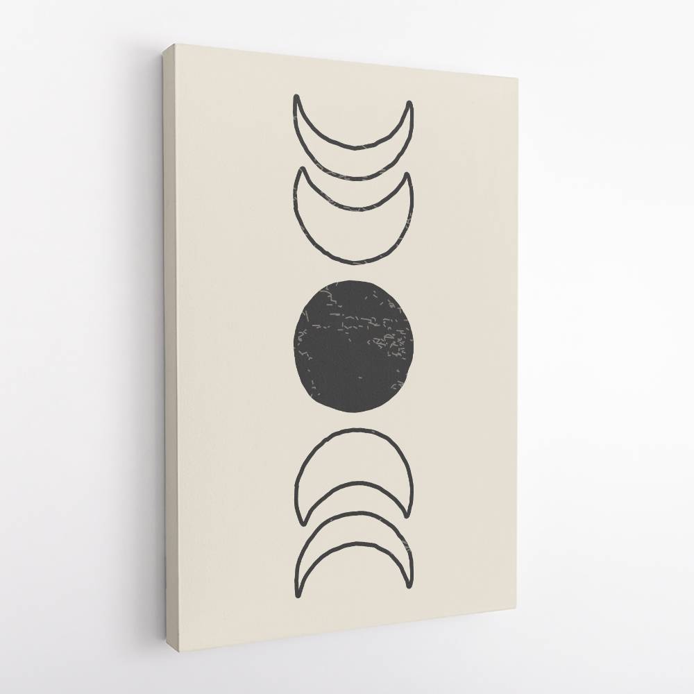 Boho Sun and Moon #1 Wall Art