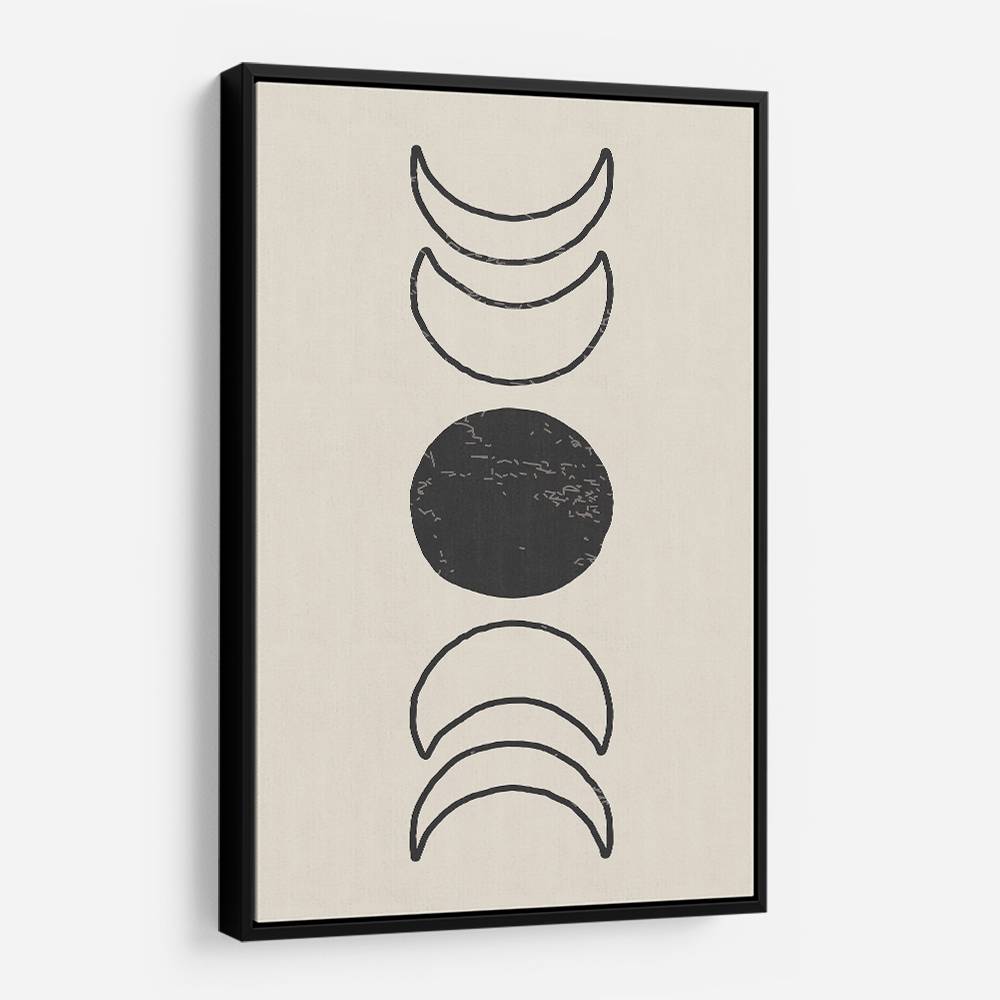 Boho Sun and Moon #1 Wall Art