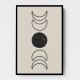 Boho Sun and Moon #1 Wall Art