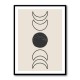 Boho Sun and Moon #1 Wall Art