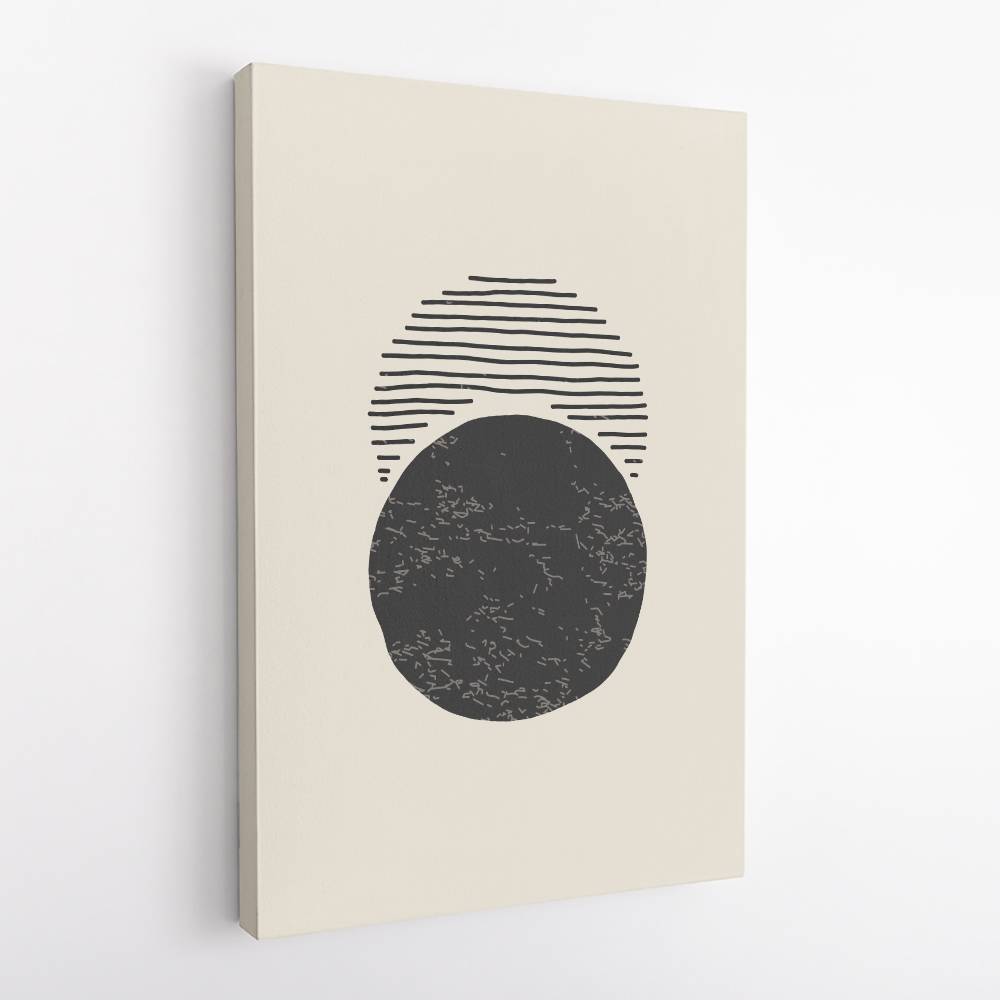 Boho Sun and Moon #2 Wall Art