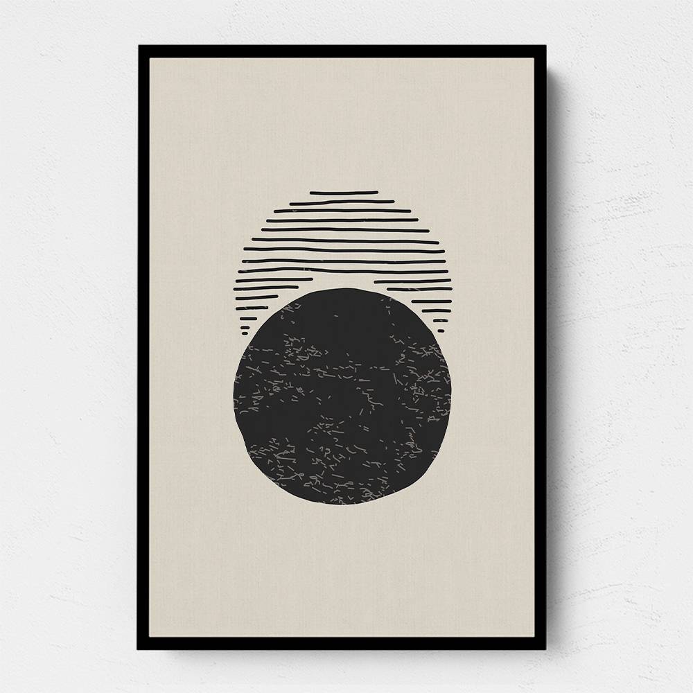 Boho Sun and Moon #2 Wall Art