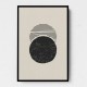 Boho Sun and Moon #2 Wall Art