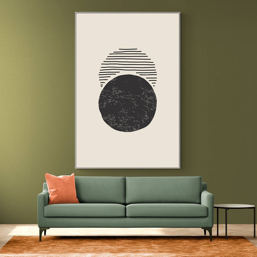Boho Sun and Moon #2 Wall Art