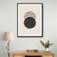 Boho Sun and Moon #2 Wall Art
