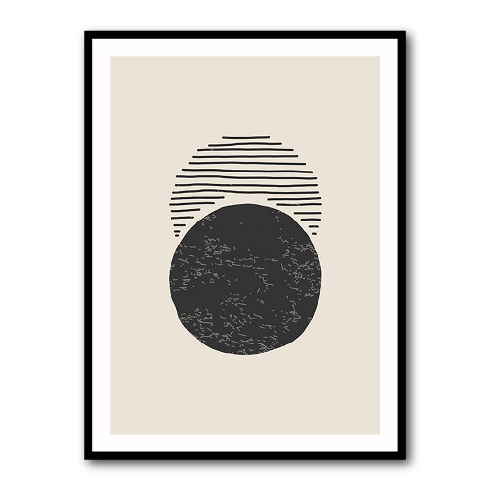 Boho Sun and Moon #2 Wall Art