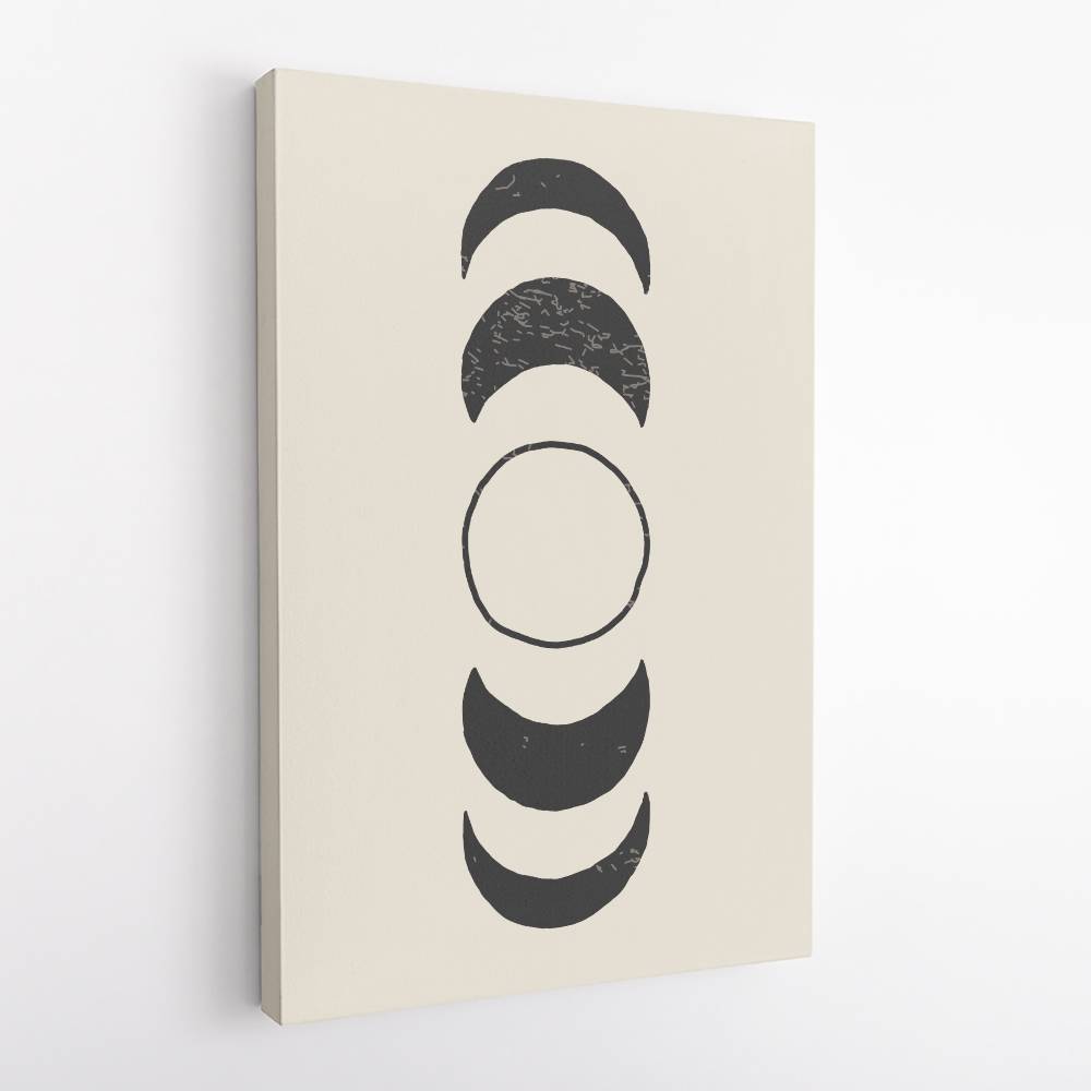 Boho Sun and Moon #3 Wall Art