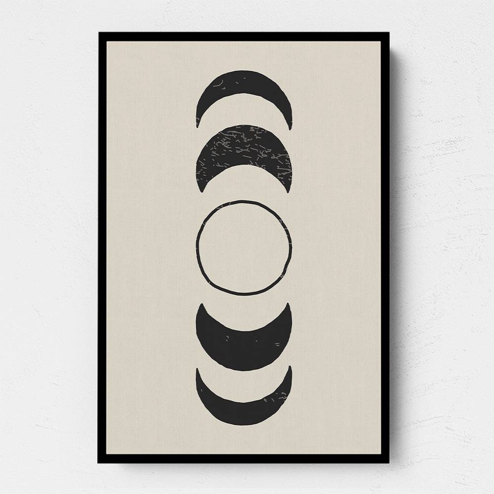 Boho Sun and Moon #3 Wall Art