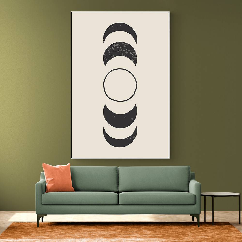 Boho Sun and Moon #3 Wall Art