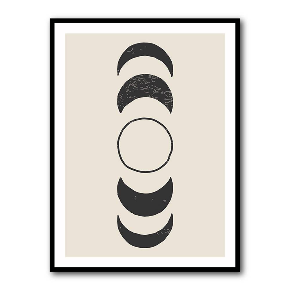 Boho Sun and Moon #3 Wall Art