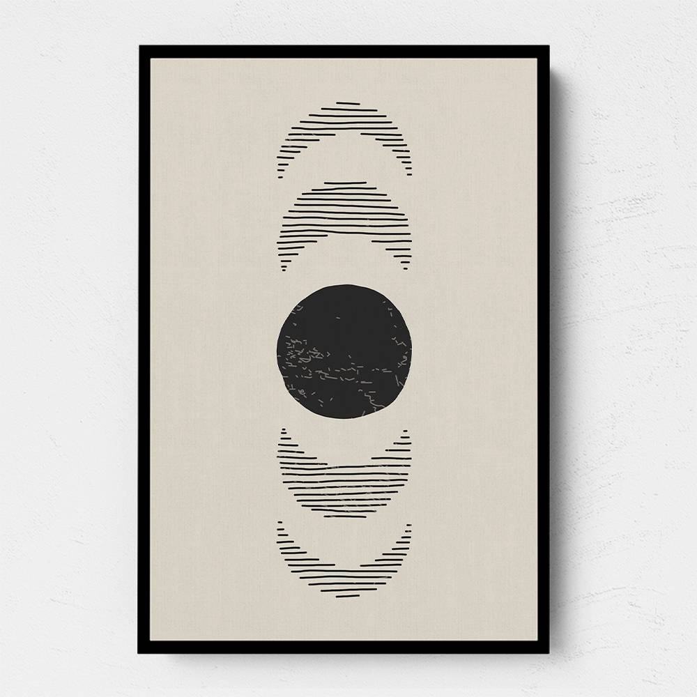 Boho Sun and Moon #4 Wall Art