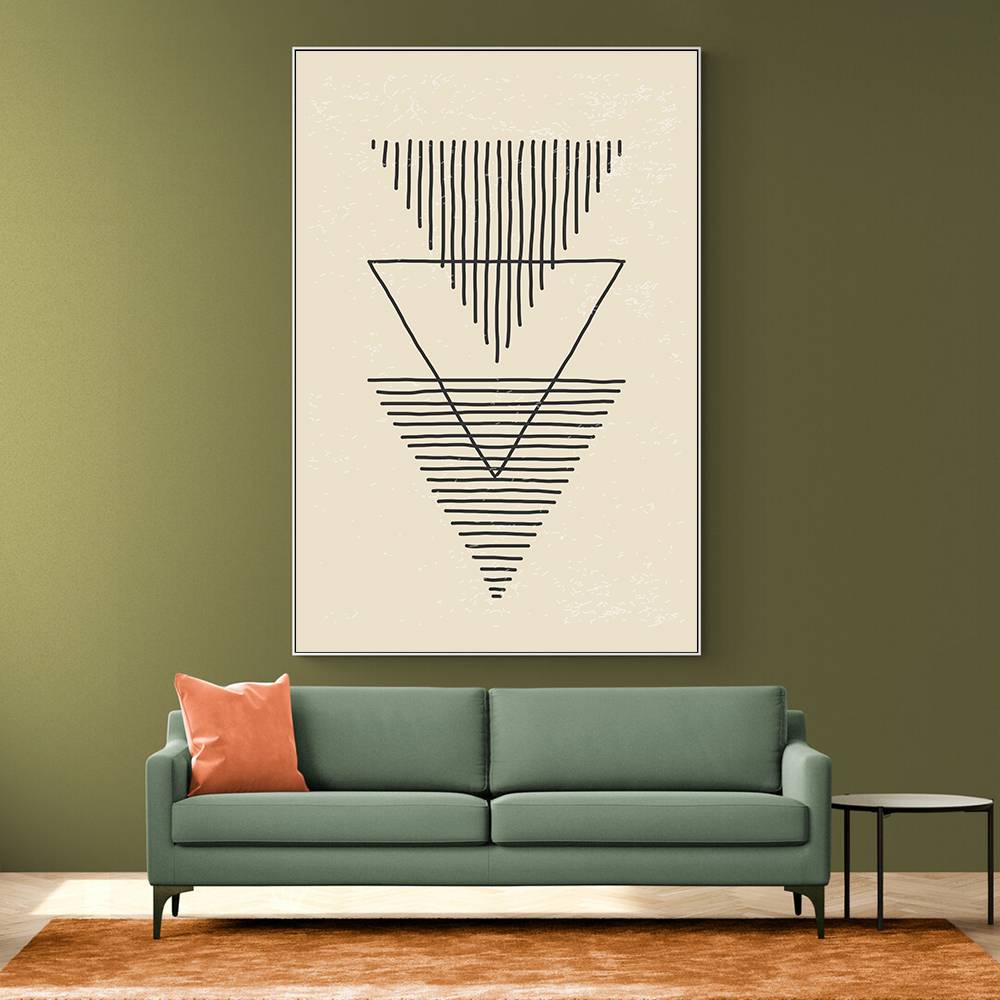 Boho Triangles Wall Art